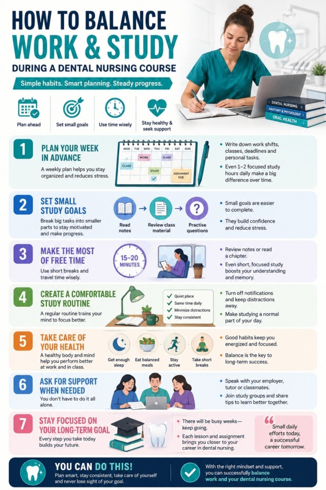 How to Balance Work and Study During a Dental Nursing Course – @brianwalker1 on Tumblr