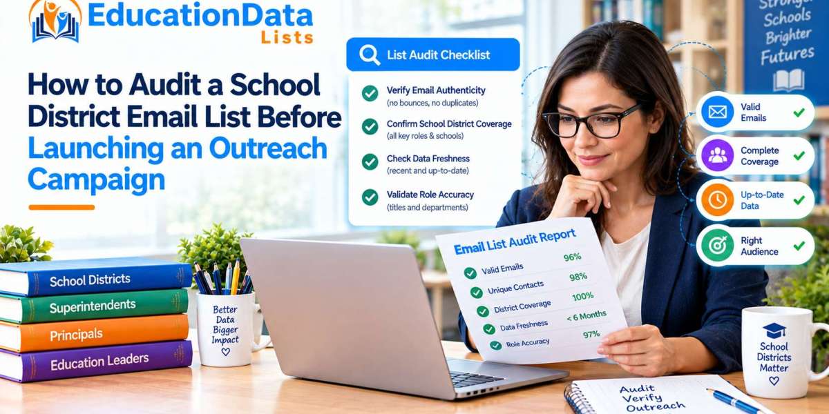 How to Audit a School District Email List Before Launching an Outreach Campaign | EducationDataLists
