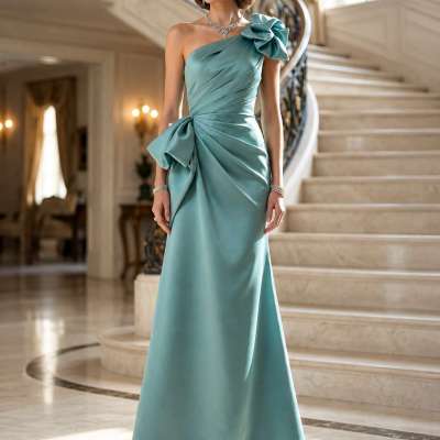 Terani Couture 262E7132 – Sophisticated One-Shoulder A-Line Gown Profile Picture