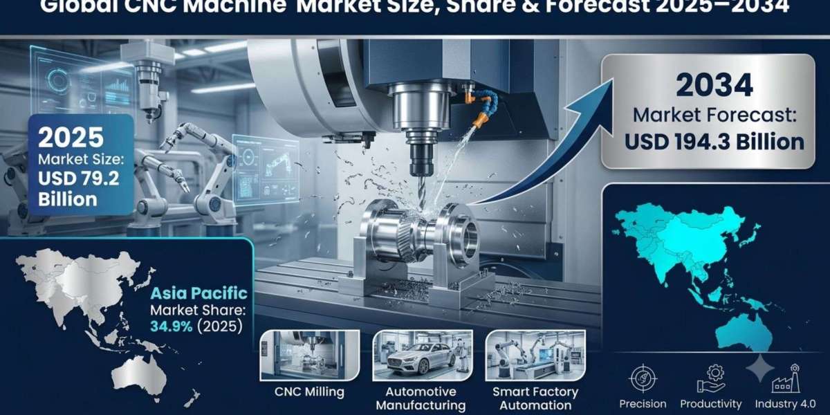 CNC Machine Market Size, Share, Growth & Forecast 2034