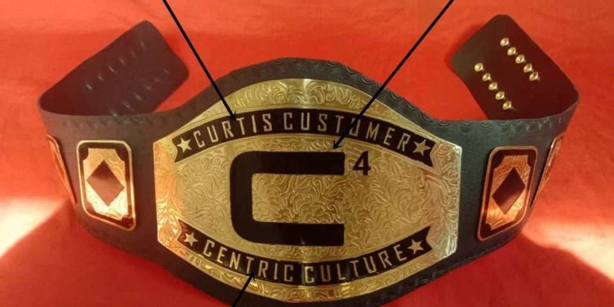 C4 Custom Wrestling Title Belt