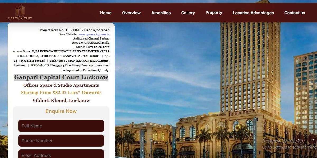 Ganpati Capital Court Lucknow: Explore Commercial Property Options